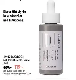 Oriflame DUOLOGI Fall Resist Scalp Tonic tilbud
