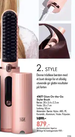 Oriflame Glam On-the-Go Styler Brush tilbud