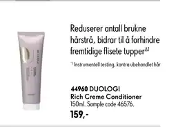 Oriflame DUOLOGI Rich Creme Conditioner tilbud
