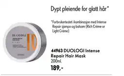 Oriflame DUOLOGI Intense Repair Hair Mask tilbud