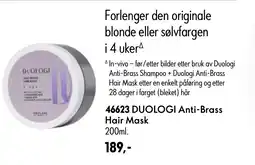 Oriflame DUOLOGI Anti-Brass Hair Mask tilbud