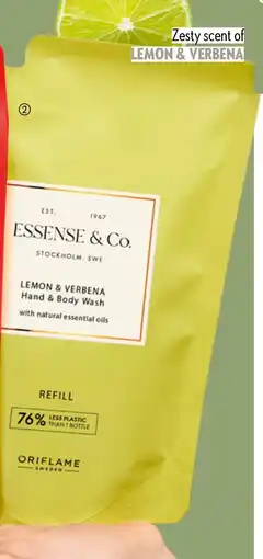 Oriflame Essense&Co. Lemon & Verbena Hand & Body Wash Refill tilbud