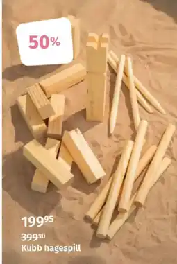 Nille Kubb hagespill tilbud