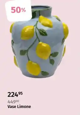 Nille Vase Limone tilbud