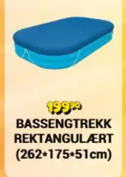 Ringo Bassengtrekk rektangulært tilbud