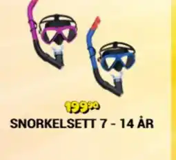Ringo Snorkelsett 7-14 år tilbud