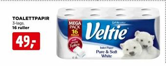 jem & fix Toalettpapir tilbud