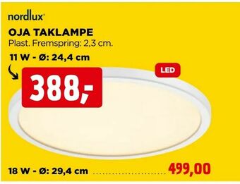 jem & fix Oja taklampe tilbud