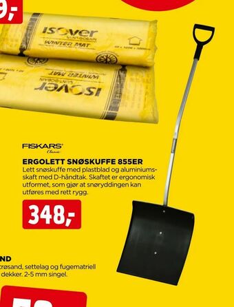 jem & fix Ergolett snøskuffe 855er tilbud