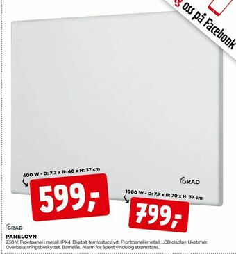 jem & fix Panelovn tilbud