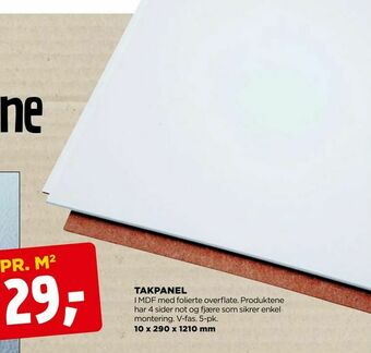jem & fix Takpanel tilbud