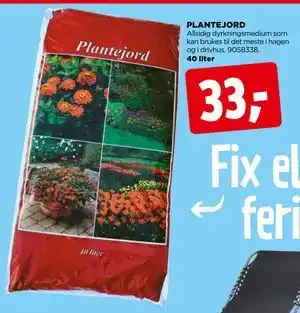 jem & fix PLANTEJORD tilbud