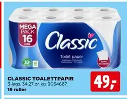 jem & fix CLASSIC TOALETTPAPIR tilbud