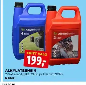 jem & fix ALKYLATBENSIN tilbud