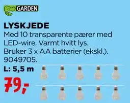 jem & fix LYSKJEDE tilbud