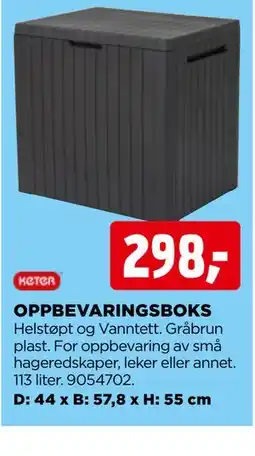 jem & fix OPPBEVARINGSBOKS tilbud