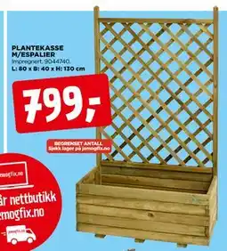 jem & fix PLANTEKASSE M/ESPALIER tilbud
