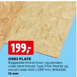 jem & fix OSB3 PLATE tilbud
