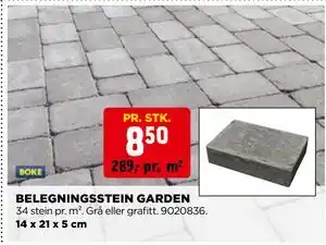 jem & fix BELEGNINGSSTEIN GARDEN tilbud