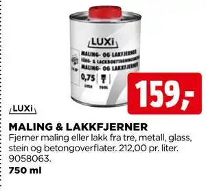jem & fix MALING & LAKKFJERNER tilbud