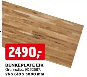 jem & fix BENKEPLATE EIK tilbud