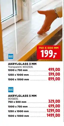 jem & fix AKRYLGLASS 5 MM tilbud