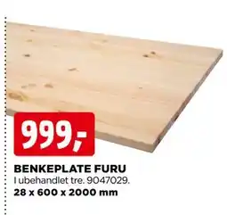 jem & fix BENKEPLATE FURU tilbud