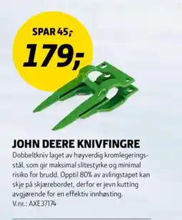 Felleskjøpet John Deere knivfingre tilbud