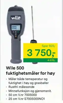 Felleskjøpet Wile 500 fuktighetsmåler for høy tilbud