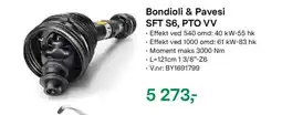 Felleskjøpet Bondioli & Pavesi SFT S6, PTO VV tilbud