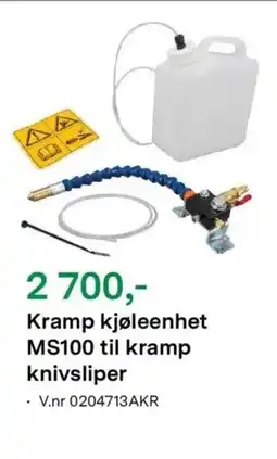 Felleskjøpet Kramp kjøleenhet MS100 til kramp knivsliper tilbud