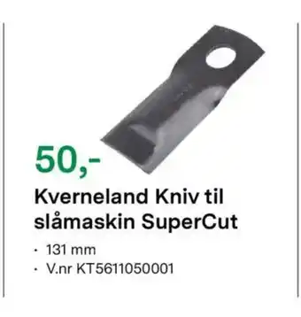 Kverneland Kniv til slåmaskin SuperCut