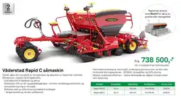 Felleskjøpet Väderstad Rapid C såmaskin tilbud