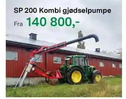 Felleskjøpet SP 200 Kombi gjødselpumpe tilbud
