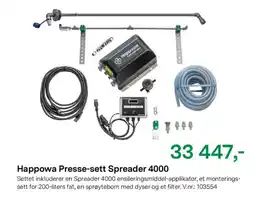 Felleskjøpet Happowa Presse-sett Spreader 4000 tilbud