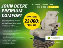 Felleskjøpet John Deere premium comfort tilbud