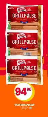 GILDE GRILLPØLSER