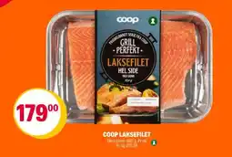 Coop Extra Coop laksefilet tilbud