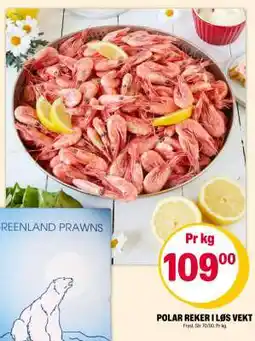 Coop Extra POLAR REKER I LØS VEKT tilbud