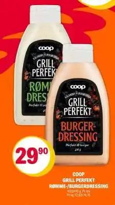 Coop Extra COOP GRILL PERFEKT RØMME-/BURGERDRESSING tilbud