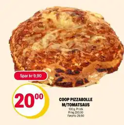 Coop Extra COOP PIZZABOLLE M/TOMATSAUS tilbud