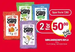 Coop Extra SØRLANDSCHIPS RIFLA tilbud