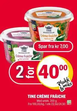 Coop Extra TINE Crème Fraîche tilbud