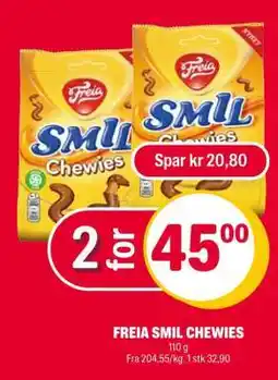 Coop Extra FREIA SMIL CHEWIES tilbud