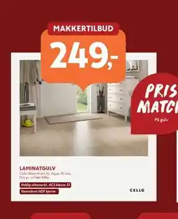 Byggmakker LAMINATGULV tilbud