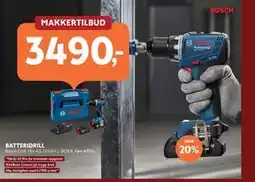 Byggmakker BATTERIDRILL tilbud