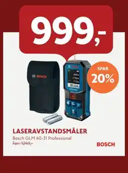 Byggmakker LASERAVSTANDSMÅLER tilbud