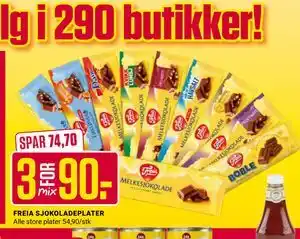 FREIA SJOKOLADEPLATER