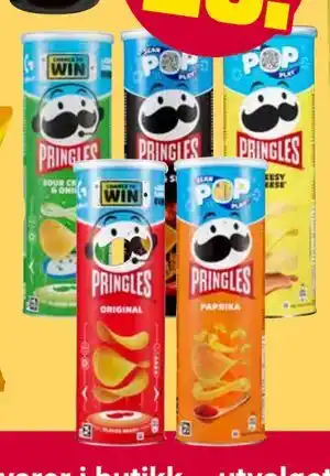Europris PRINGLES tilbud