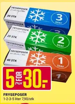 Europris FRYSEPOSER tilbud